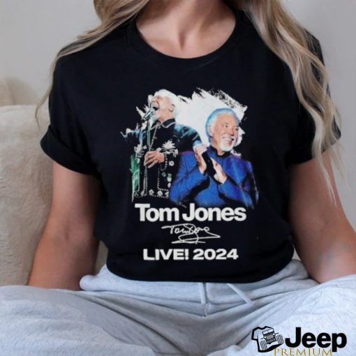 Official Tom Jones Live 2024 signature Shirt