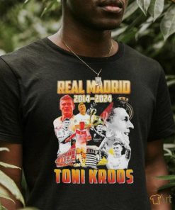 Official Toni Kroos 2014 2024 Forever Legend Of Real Madrid Football Club T Shirt