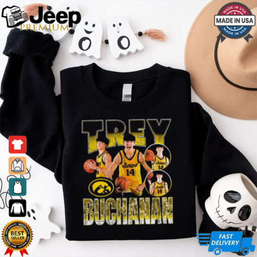 Official Trey Buchanan Iowa Hawkeyes 90s Graphic t shirt