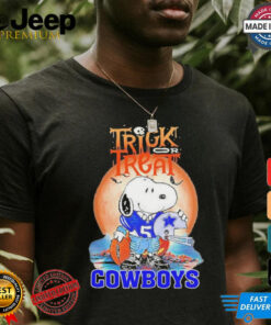 Official Trick Treat Snoopy Teams Dallas Cowboys Halloween Shirt