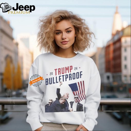 Official Trump 2024 Bulletproof Shooting Rally Shirt