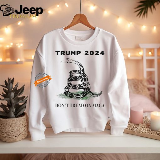 Official Trump 2024 don’t tread on maga snake rattlesnake on grass T shirt