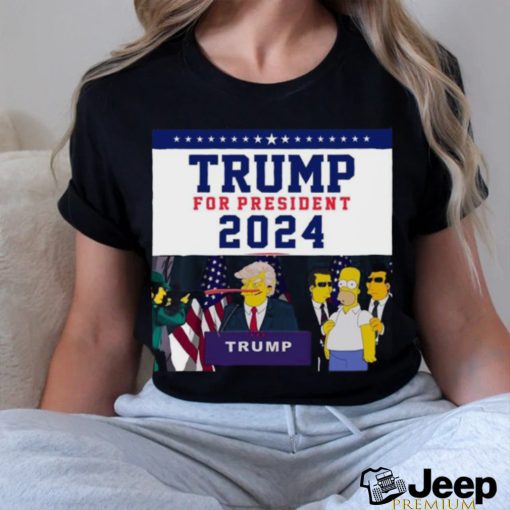 Official Trump Assassination Attempt The Simpson Trump Shooting 2024 T Shirt