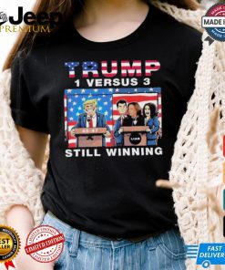 Official Trump Debate Kamala Harris 1 Versus 3 And Still Winning T Shirt