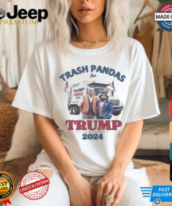 Official Trump Garbage Trash Pandas for Trump 2024 President For The People Funny WI Rally Garbage Truck Shirt