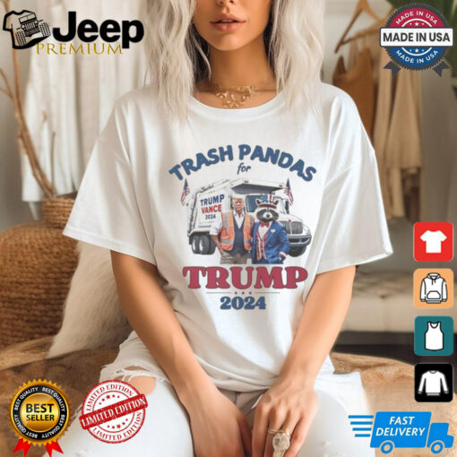 Official Trump Garbage Trash Pandas for Trump 2024 President For The People Funny WI Rally Garbage Truck Shirt