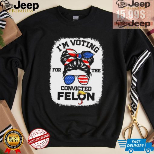 Official Trump Girl I’m Voting Convicted Felon 2024 Vote Trump 45 47 T Shirt