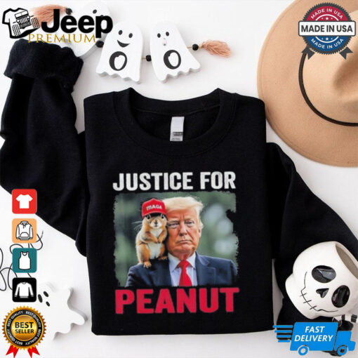 Official Trump Justice For Peanut The Squirrel Wanted T Shirt