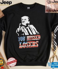 Official Trump Missed Losers Trump Shooting 2024 T Shirt