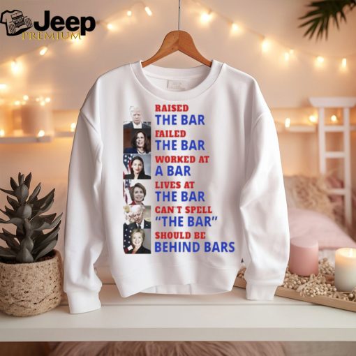 Official Trump Raised The Bar Harris Failed The Bar Shirt