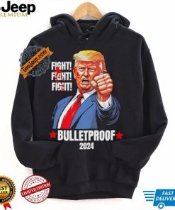 Official Trump Shot Bulletproof Bloody Ear Bleeding Butler Pa Trump T Shirt