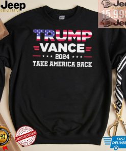 Official Trump Vance 2024 Vice President Vp For President Usa T Shirt