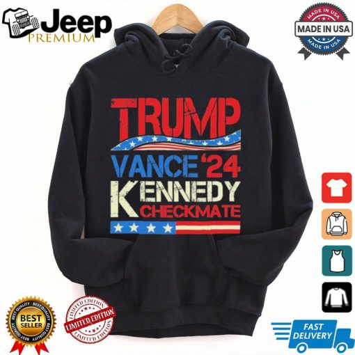 Official Trump Vance Kennedy Checkmate 2024 Vintage T Shirt