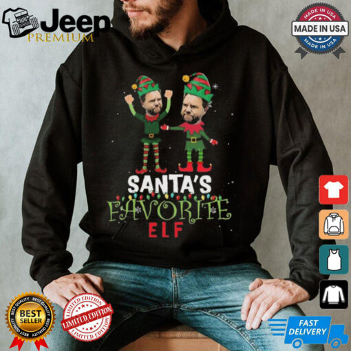 Official Trump Vance Make Christmas Great Again Santa’s Favorite Elf 2024 Shirt