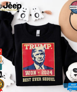 Official Trump Vance Won Best Ever Sequel Return Inauguration 2024 T shirt