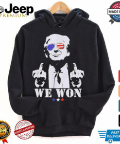 Official Trump We Won Wins Inauguration 47 US President 2025 Election 2024 T Shirt