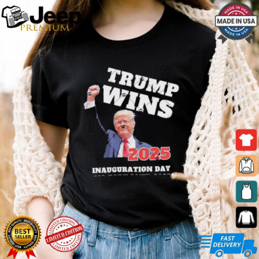 Official Trump Wins 2025 Inauguration Day Crew Liberal Tears Shirt