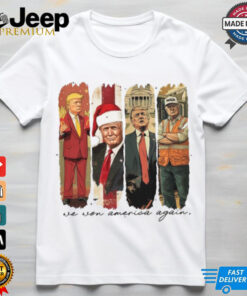 Official Trump Won 2024 We Won America Again 2024 Shirt