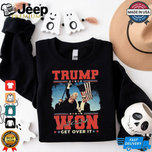 Official Trump Won Get Over It 2024 I Have Voted For Trump T Shirt