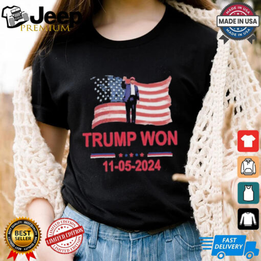 Official Trump Won November 5, 2024 Shirt