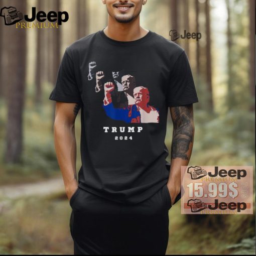 Official Trump for president 2024 fight T shirt