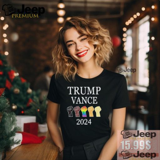 Official Trump vance 2024 president Trump LGBT gay pride support T shirt