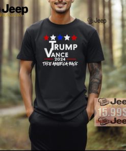 Official Trump vance 2024 take America back T shirt