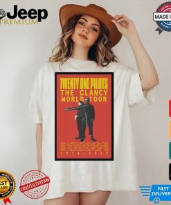 Official Twenty One Pilots The Clancy World Tour 2024 2025 Poster shirt