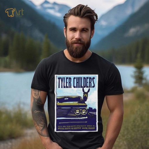 Official Tyler Childers July 5 2024 Maine Savings Amphitheater Bangor, Me Shirt