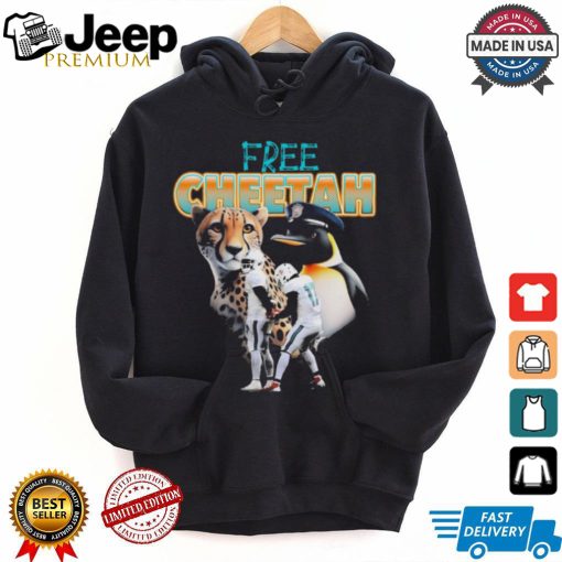 Official Tyreek Hill Free Tyreek Free Cheetah Miami Dolphins 2024 t shirt