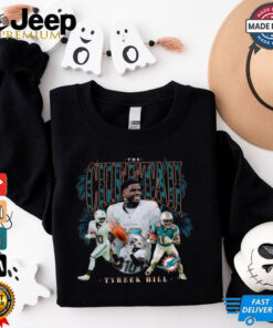 Official Tyreek Hill The Cheetah Miami Dolphins Notorious Player Graphic NFL t shirt