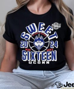 Official UConn Huskies 2024 Ncaa Men Basketball Sweet 16 Shirt