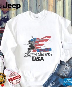 Official USA Shred It Skateboarding shirt