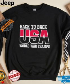 Official USA Team 2024 Back To Back World War Champs Shirt