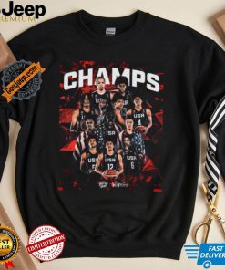 Official USA U17 Basketball FIBA World Cup Champions Shirt