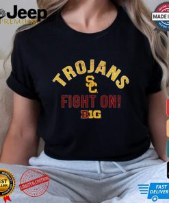 Official USC Trojans Fight On 2024 Big Ten Conference Member T Shirt