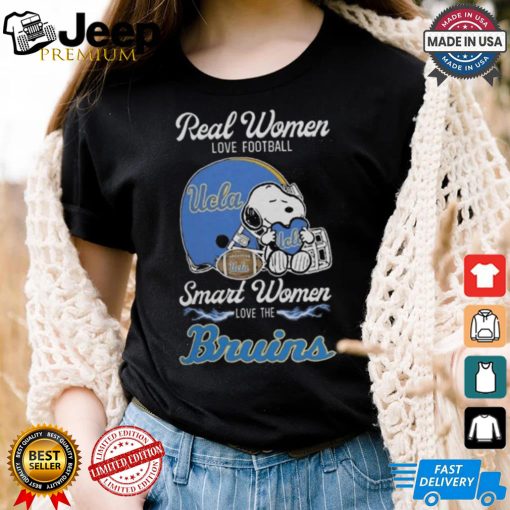 Official Ucla Bruins x Snoopy Real Women Love Football Smart Women Helmet 2024 T Shirt