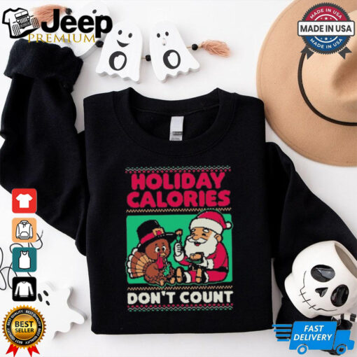 Official Ugly Sweater Holiday Food Santa Thanksgiving Dinner 2024 Shirt