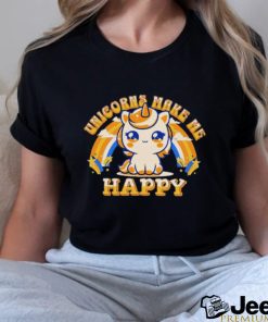 Official Unicorns Make Me Happy Shirt