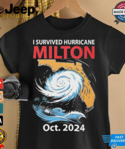 Official United State I Survived Hurricane Milton Oct 2024 Graphic t shirt