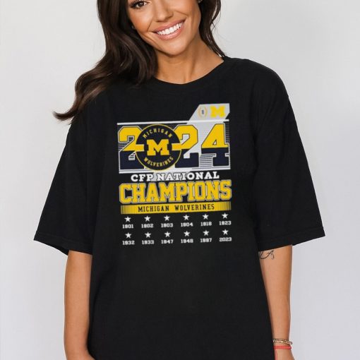 Official University Of Michigan CFP National Champions 2024 Shirt