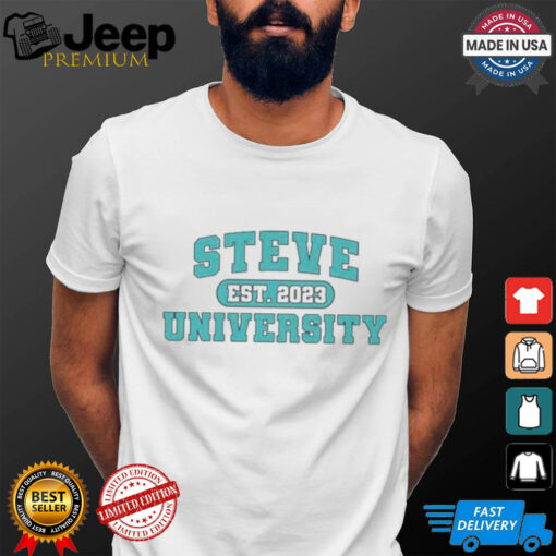 Official University Of Steve Football Team Est 2023 T Shirt