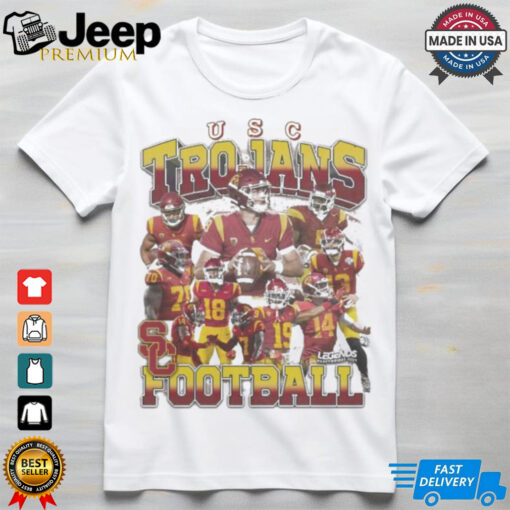 Official Usc Trojans Football Heavy Weight Legends T shirt