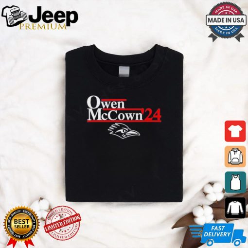 Official Utsa Roadrunners Owen Mccown 2024 T Shirt