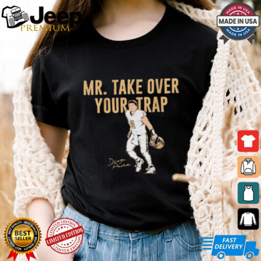 Official Vanderbilt Commodores Football Diego Pavia Mr. Take Over Your Trap t shirt