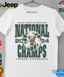 Official Vermont Catamounts NCAA Men’s Soccer 2024 National Champs Homefield t shirt