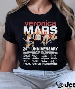 Official Veronica Mars 20th Anniversary 2004 2024 Thank You For The Memories T Shirt