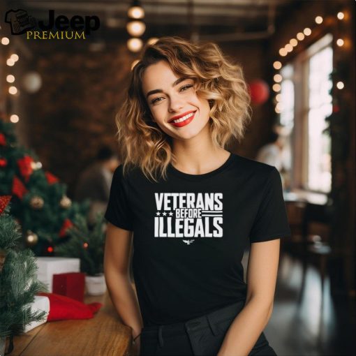 Official Veterans before illegals T Shirt