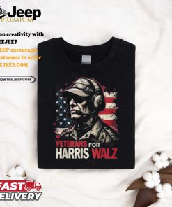 Official Veterans for Harris walz 2024 Kamala Harris tim walz veteran T shirt