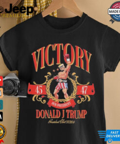 Official Victory Donald Trump Boxing 45 47 President Elect 2024 Shirt